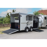 Remorque pour transport d'animaux - Cheval liberté maxi 4 - 4 places diagonales_1