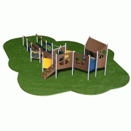 Structure de jeux avec rampe d'accès AQ36 - gamme Aqua - pour enfants de 2 à 5 ans - capacité 25_1