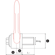 Anneau de levage à double articulation - CODIPRO DSR - REF : 41050 - Rotation de charges - 0,1t à 9t_1
