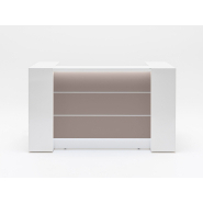 Banque d'accueil moderne et lumineuse à éclairage LED - VALDE - avec configurations ergonomiques et options sur mesure_1