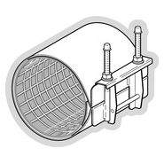 Manchon de réparation inox avec un longueur 200 mm - VIKING JOHNSON_1