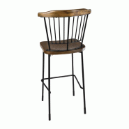 Tabourets hauts Scandi noirs (lot de 2) | Bolero - FB873_1