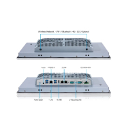 Panel PC industriel fanless 15.6