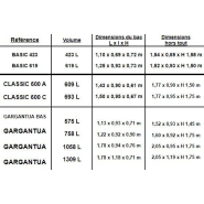 Bac d'équarrissage - Classic 609 avec couvercle composite et palonniers en acier zingué ou galvanisé_1