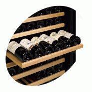Cave à vin professionnelle multizones noire - 163 bouteilles | Tefcold - TFW400-2S_1