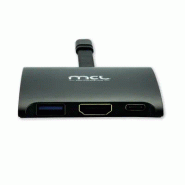 MCL MD1B99AUSB3C559 station d'accueil USB 3.2 Gen 1 (3.1 Gen 1) Type-A Noir_1