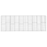 Vidaxl mur en gabion avec couvercle acier galvanisé 600 x 50 x 200 cm 145089_1