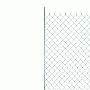Barre de tension verte - Fixation pour clôture - Acier galvanisé - Hauteur 105 cm_1