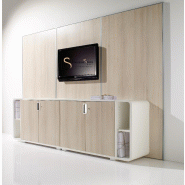 Armoire basse série Open - Mobel Linea - Blanc_1