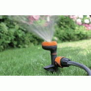 Arroseur circulaire 4 zones - Mini driver sur piquet - Orange_1