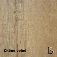 Caisson mobile 3 tiroirs classiques bicolore - MobelLinea - Gris aluminium, Chêne veiné_1