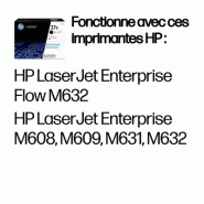 Cartouche de toner noir authentique HP 37X LaserJet grande capacité_1
