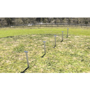 Station saute-mouton - Référence SMOU - Acier inoxydable - 5 sauts - Conforme NF EN 16630:2015_1