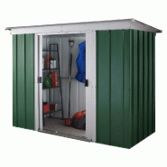 Abri de jardin en métal 84gpz - Surface 2,84 m² - Hauteur 174 cm - Couleur verte_1