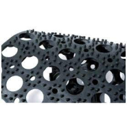 Caillebotis caoutchouc souple, ultra-résistant, traité anti-UV, 60cm x 40cm x 1.6cm - noir - haute qualité, recyclable et antidérapant_1