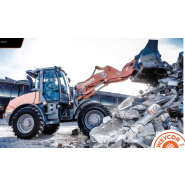 Chargeuse compacte articulée - Capacité du godet 1,6 m3 - Weycor AR 560_1