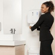 Distributeur essuie mains papier plié - initial - capacité : 250 serviettes papier_1