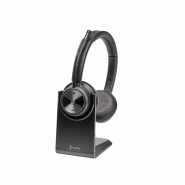 Micro-casque Poly Savi 7320 UC stéréo DECT 1 880-1 900 MHz certifié Microsoft Teams_1