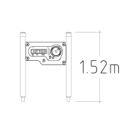 Panneau d'éveil Timing Panel réf-8093581 - HAGS - Chronomètre d'extérieur sans piles pour aire de jeux_1