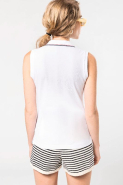 Polo sans manches femme - Kariban Réf: K224 - 100% coton, maille piquée_1