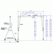 Portique d'atelier alu - 3t_1