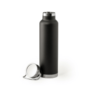 Thermos à double paroi en acier inoxydable - Isolation en cuivre - 650 ml - Noir_1