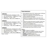 As902p2c - armoire de sécurité pour produits inflammables - delahaye - capacité 2 x 120 l_1