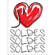 Carton J'aime les soldes - 3x A4 + 3x A5 recto/verso - blanc_1