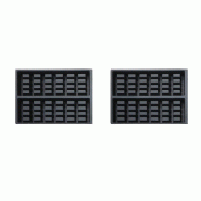 Gaufrier rotatif 2pcs gaufre de bruxelles l605 7540.0070 COMBISTEEL_1