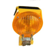 Lampe de chantier solaire double face avec lentilles diamètre 180 mm - Cellule photovoltaïque et autonomie 150 heures_1