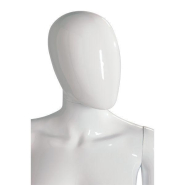 Tête femme modulable blanc brillant style Design - solidaire et polyvalente_1