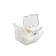 Bac à ingrédients 30L - empilable, emboîtable, avec couvercle - Polypropylène alimentaire - Référence INGRED/30_1