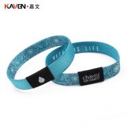 Bracelet RFID élastique en polyester - Kaven - Personnalisable avec puces HF et UHF_1