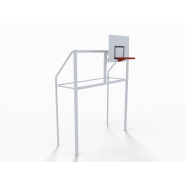 But multijeux renforcé prémium - Scellé directement au sol - Structure en acier galvanisé 80x80mm_1