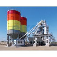 Centrale à béton fixe Elkomix-135 - 135 m³/h - Capacité flexible et haute performance_1