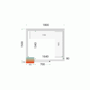 Kit de rayonnage pour Chambres Froides Tefcold CRPF1815_1