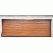 Porte de garage enroulable / motorisée / lames en acier / isolation thermique_2