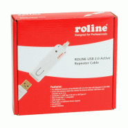 ROLINE Rallonge USB 2.0 blanche pour 12.04.1085, 12 m_1