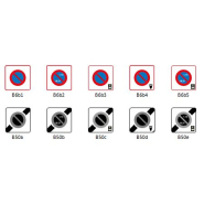 Signaux de stationnement type B - différentes dimensions et classes de revêtement_1