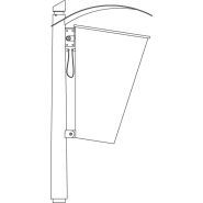 Poubelle publique 2278 000 - Carya - Neri - 30 L - Acier zingué à chaud_1