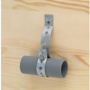 Bande perforée en acier galvanisé - 20x12 mm - GAH ALBERTS - 3000 mm de longueur_1