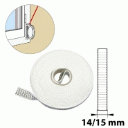 Sangle d'arrimage en polyester brut - 5500 mm de hauteur x 14 mm de largeur x 2 mm d'épaisseur_1