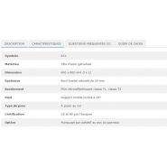 29986 - Panneau de chantier KC1 mobile - Virages - Dimensions 600 x 800 mm - Rétroréfléchissant classe T1 ou T2_1