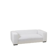 Canapé design LITA - 5 coussins blancs - Luxueux et confortable_1