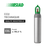 CO2 Technique SIAD - Applications industrielles - bouteilles B50, B20 et B10
