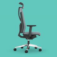 F1 - Fauteuil de bureau - Viasit Bürositzmöbel GmbH - mécanisme synchrone autorégulé - dossier capitonné_1