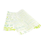 Feuille ingraissable pour burger Parole vert 31x38cm - par 1000_1