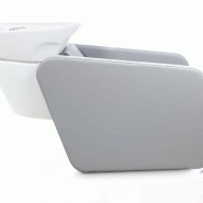 Bac de lavage pour coiffeurs avec repose-jambes réglable électriquement