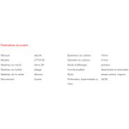 Montre de poitrine d’infirmière - Laipute - cadran 41mm - silicone extensible - gravure personnalisée_1