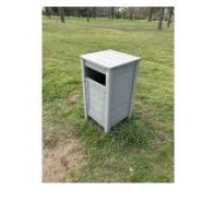 Poubelle publique 100L - 100% recyclée - PC100 - Résistante et imputrescible_1